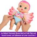 Miniatyrbillede 4 af 6: My Garden Baby - Baby Flamingo Drikkevarer og Tisser - Dukke 30 cm HPD12