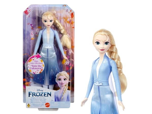 Disney Frozen Elsa, Modedocka, Flicka, 3 År, Pojke/flicka, Låter, Blond, Blå