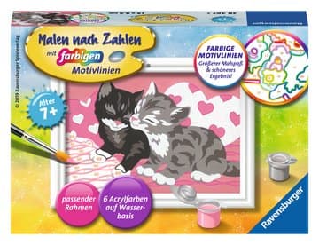 Ravensburger 28467, Maalit mukana, Poika/tyttö, Tarrat sisältyvät, Värityskirja/albumi