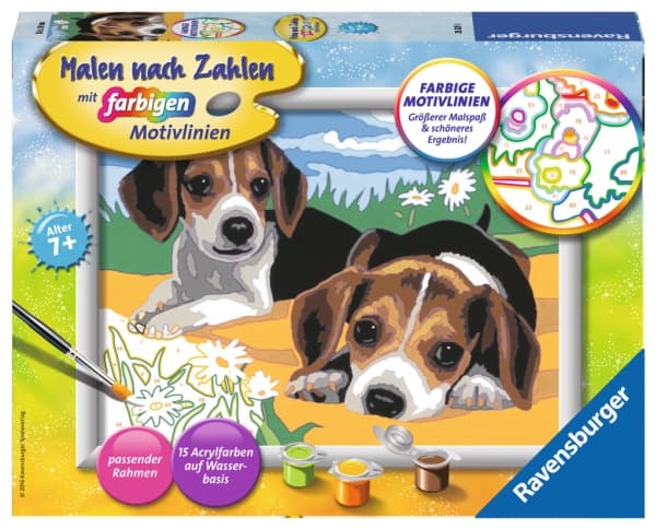 Ravensburger 4005556283293, 1 sivua, Maalit mukana, Poika/tyttö, Numerovärityspakkaus