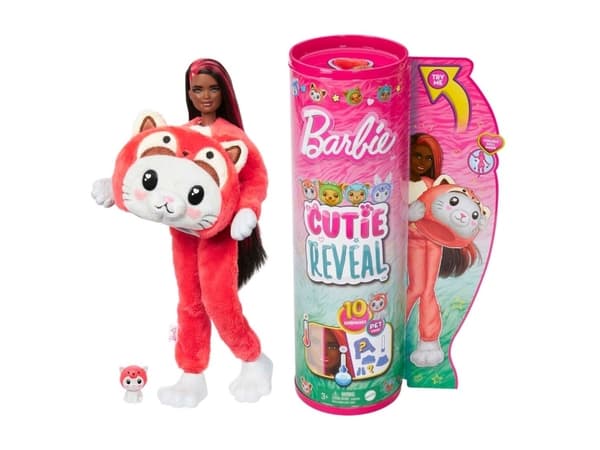 Barbie Cutie Reveal Costume Kitty Red Panda