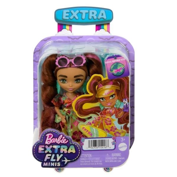 BARBIE MINI EXTRA BEACH - BARBIE - HPB18 - BARBIE MODEDOCKA