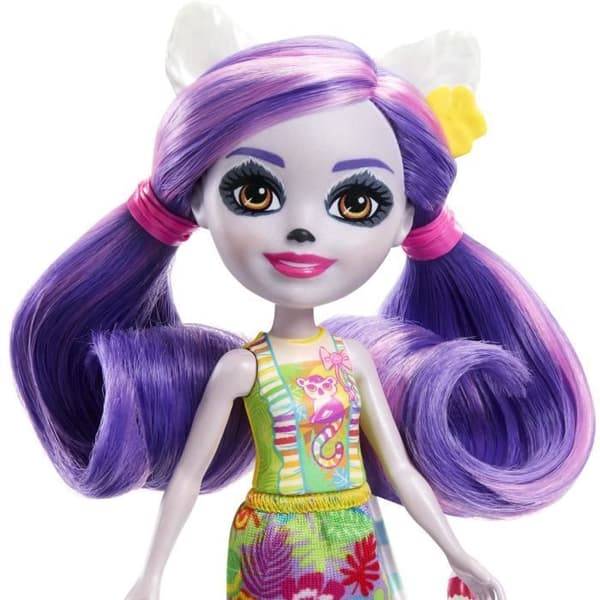 Enchantimals Sunshine Beach-Lorinda Lemur Family-Box HRX86