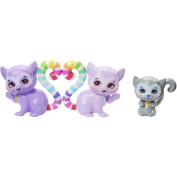Enchantimals Sunshine Beach-Lorinda Lemur Family-Box HRX86