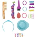 Miniatyrbild 6 av 6: Barbie®-Ultra hårstylinghuvud Brun lockigt regnbåge Höjdpunkter HMD79