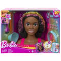 Miniatyrbild 2 av 6: Barbie®-Ultra hårstylinghuvud Brun lockigt regnbåge Höjdpunkter HMD79
