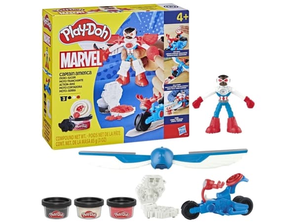 Play-Doh Captain America Moto-Slicer