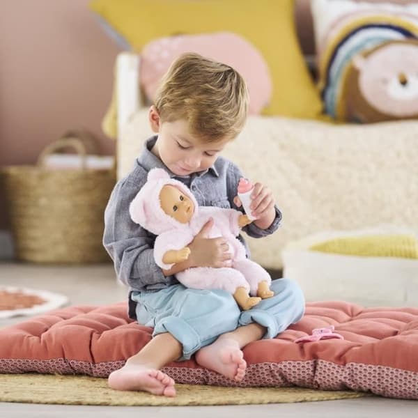 Mån Premier Poupon COROLLE - Cuddly Baby Bear of Love - 30 cm - 2 tillbehör - vaniljdoft - från 18 månader