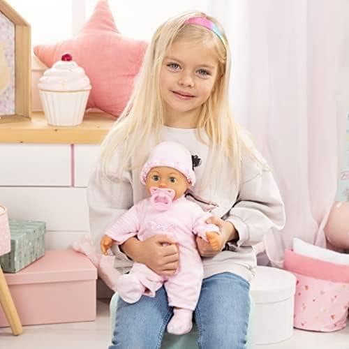 Interaktiv docka - Bayer Design - 93824CK - Mjuk kropp - 24 ljud - 38 cm - Rosa
