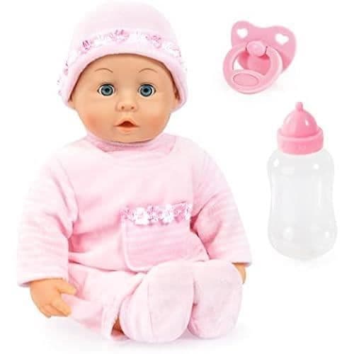 Interaktiv docka - Bayer Design - 93824CK - Mjuk kropp - 24 ljud - 38 cm - Rosa