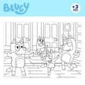 Miniatyrbild 5 av 7: Barnpussel Bluey Dubbelsidig 24 Delar 50 x 35 cm (12 antal)