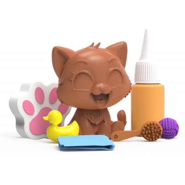 Puppa Svärd Figur i Brudaski i ett Kitty Bonus Set, Lila