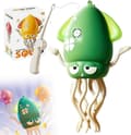 Miniatyrbild 1 av 7: OBOSOE Electric Crawling Octopus Toy - Dancing Octopus Toy med ledlampor och musik, rolig kreativ 8-ben actionrörelse, USB-laddningsbar