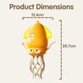 Miniatyrbild 3 av 7: OBOSOE Electric Crawling Octopus Toy - Dancing Octopus Toy med ledlampor och musik, rolig kreativ 8-ben actionrörelse, USB-laddningsbar