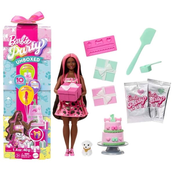 Barbie Party Unboxed Black Doll