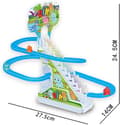Miniatyrbild 5 av 8: OBOSOE 3/9/12pcs Dinosaur racing spår med musik, spår slide leksak, flexibel spår spel, berg- och dalbanen leksak, gåvor för pojkar och flickor