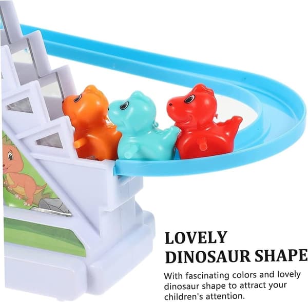 OBOSOE 3/9/12pcs Dinosaur racing spår med musik, spår slide leksak, flexibel spår spel, berg- och dalbanen leksak, gåvor för pojkar och flickor