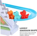 Miniatyrbild 3 av 8: OBOSOE 3/9/12pcs Dinosaur racing spår med musik, spår slide leksak, flexibel spår spel, berg- och dalbanen leksak, gåvor för pojkar och flickor