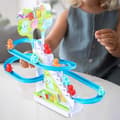 Miniatyrbild 2 av 8: OBOSOE 3/9/12pcs Dinosaur racing spår med musik, spår slide leksak, flexibel spår spel, berg- och dalbanen leksak, gåvor för pojkar och flickor
