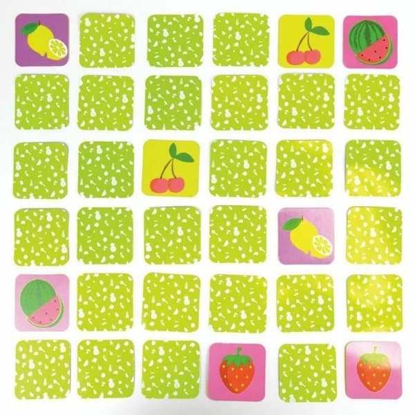 Mjukisleksak Jemini JEMINI Multicolour Plysch Barn Frukter