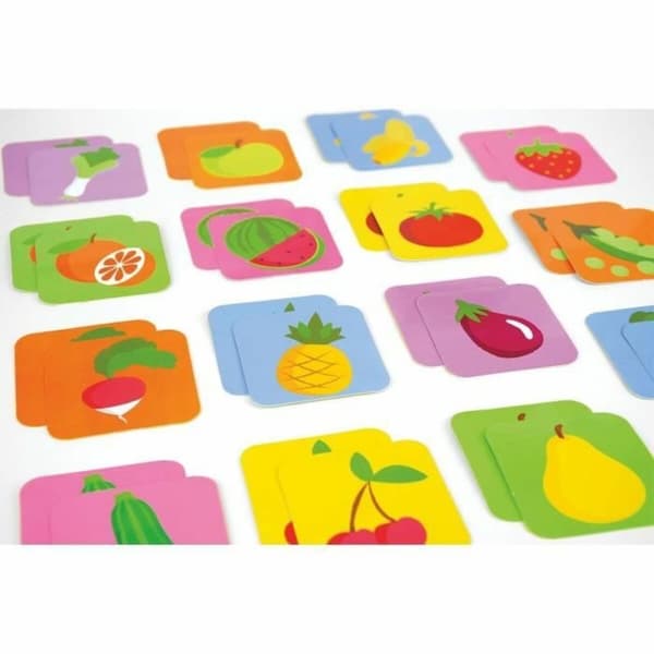 Mjukisleksak Jemini JEMINI Multicolour Plysch Barn Frukter