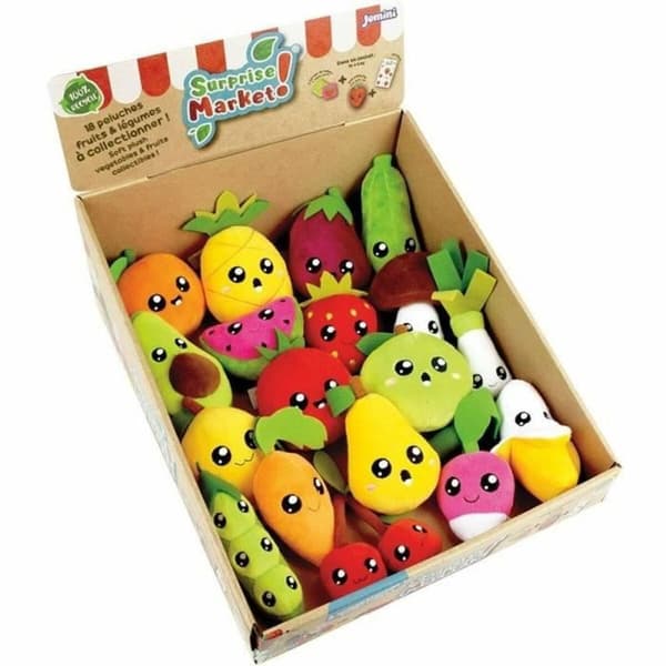 Mjukisleksak Jemini JEMINI Multicolour Plysch Barn Frukter