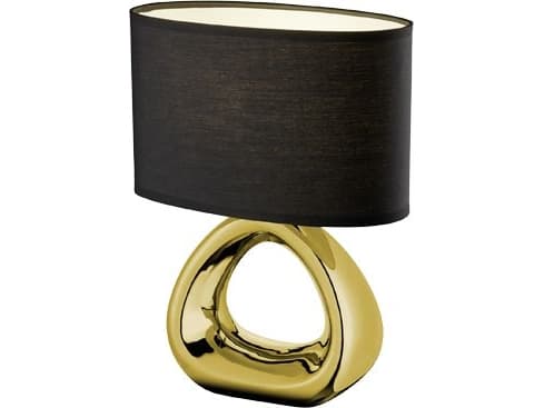 Table lamp REALITY Gizeh, 1 x E27, max 60W, black/gold, 15 x 24 x 34 cm