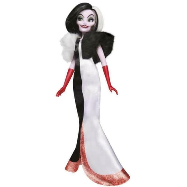 Docka - Hasbro - Cruella D'Enfer - 28 cm - Svart och vit - Dolda tillbehör