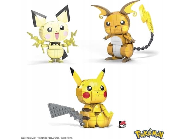 Mega Bloks Pokemon Shocking Trio