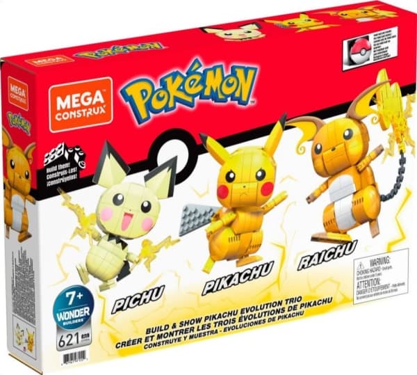 Mega Bloks Pokemon Shocking Trio