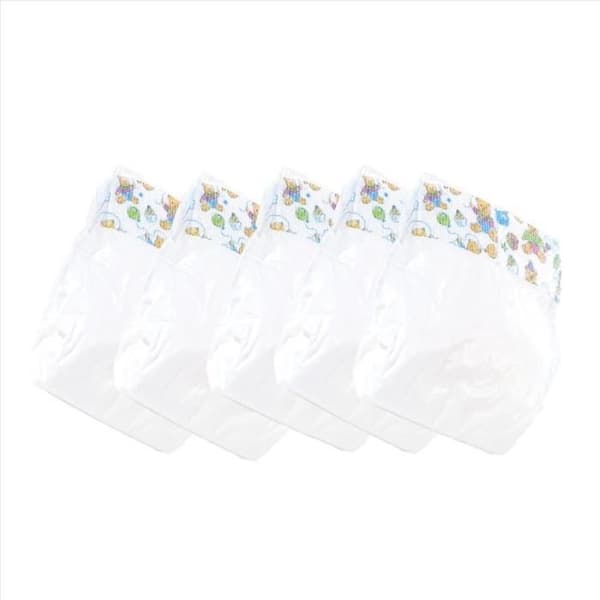 Pack Dockor - Blöjor - 126766 - 5 Mjuka Blöjor - För Dockor 30-40 cm - Mixad