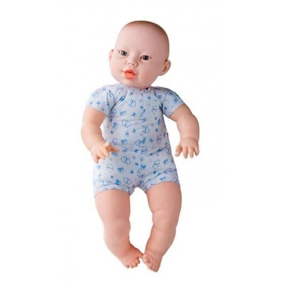 Asiatisk mjuk kropp nyfödd babydocka 45 cm pojke - BERJUAN - Elfenben - Vit - Nej