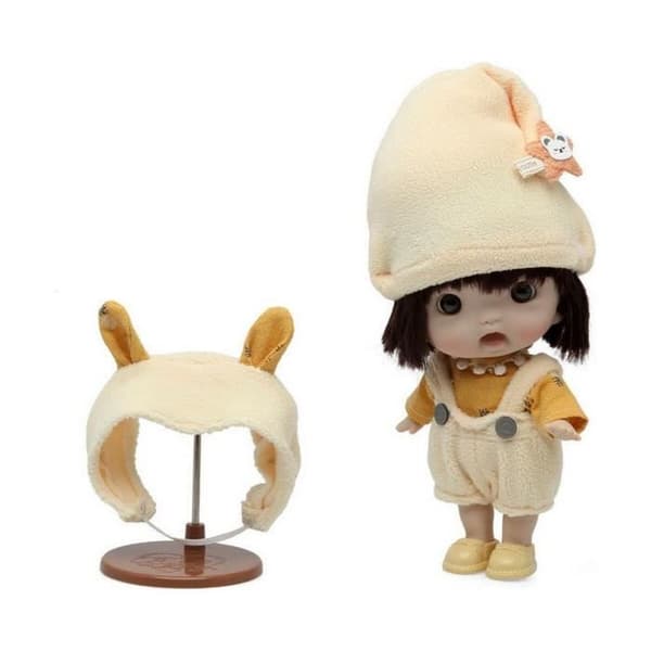 Docka Baby - Lynmon - S1129278 - Gul - Inkluderar tillbehör - För barn från 3 år