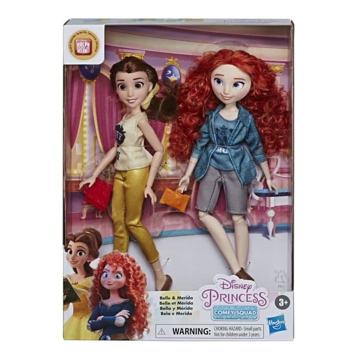 Disney Princesses - Comfy Squad Belle et Merida trendy dukker - 30 cm