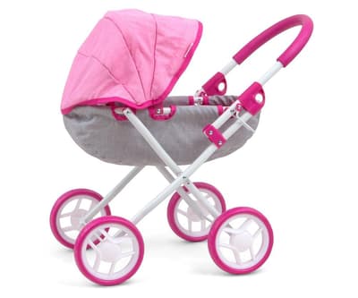 Milly Mally doll carriage Dori Prestige Pink