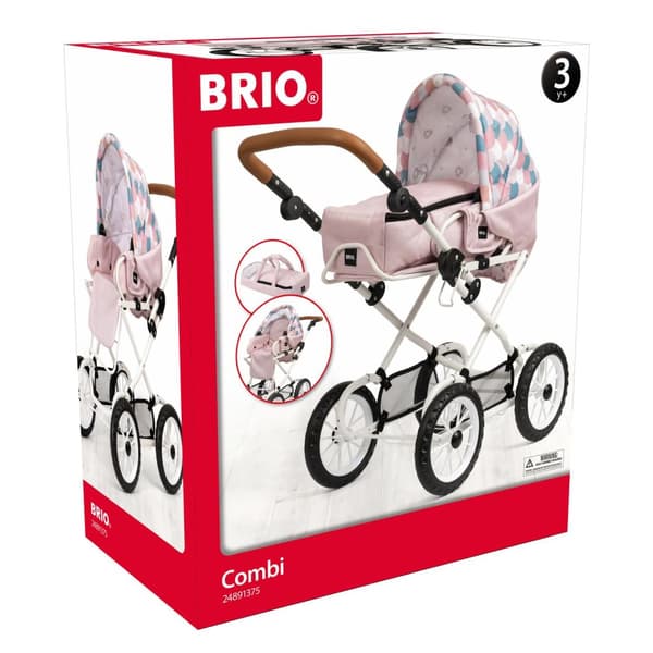 BRIO Kombidockvagn Droppmönster