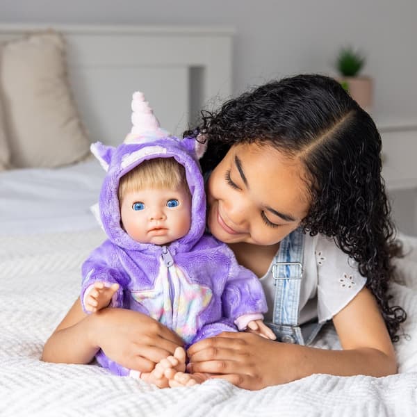 Lila Dockkläder Unicorn Star Tiny Treasures