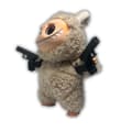 Miniatyrbillede 3 af 5: Våbentilbehør til Labubu – 2x Mini Glock-pistoler