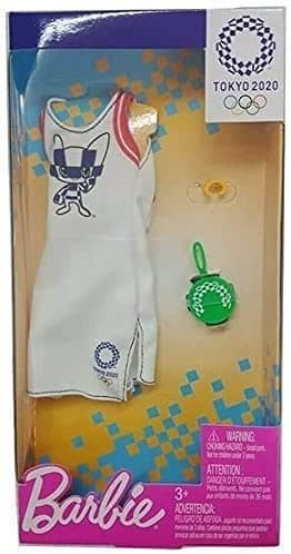 Barbie Fashion Pack GHX84 Olympiska spelen i Tokyo 2020 Kl�nning + handv�ska + klocka