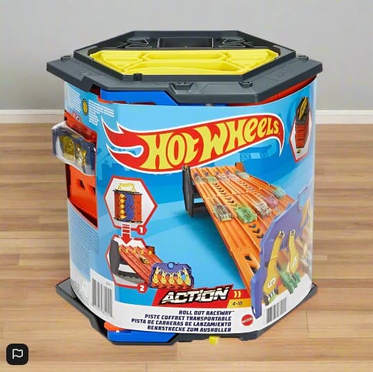 Hot Wheels Roll Out Raceway Track Set and Car