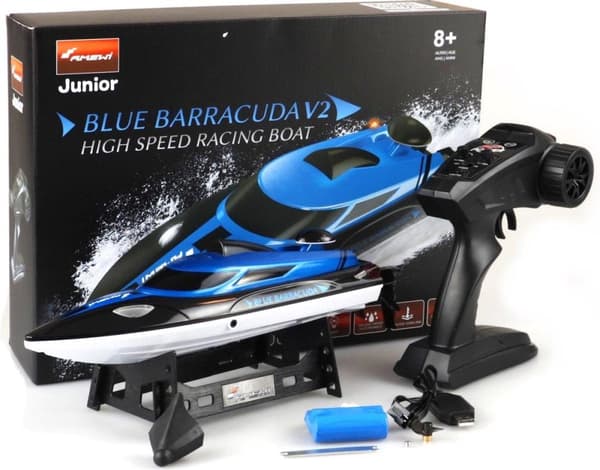 Amewi Blue Barracuda V2 Mini Boat 2,4GHz RTR