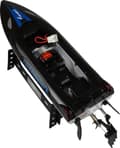 Miniatyrbild 7 av 7: Amewi Blue Barracuda V2 Mini Boat 2,4GHz RTR