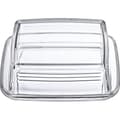 Miniatyrbillede 3 af 6: Westmark 20852260 Dekorativt smørfad Længde 14,3 cm Glas Transparent