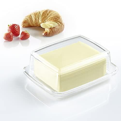 Westmark 20852260 Dekorativt smørfad Længde 14,3 cm Glas Transparent