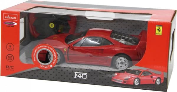 Rastar Rc Ferrari F40 Boys 27 Mhz 1:14 Red