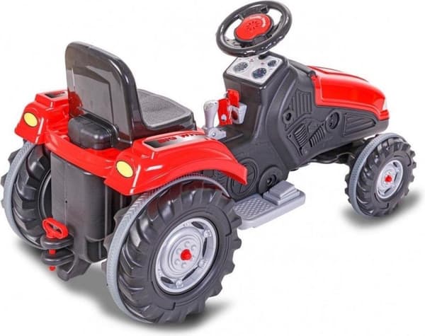 Jamara Tractor Ride On Big Wheel 12 V Junior 114 X 53 cm Rød