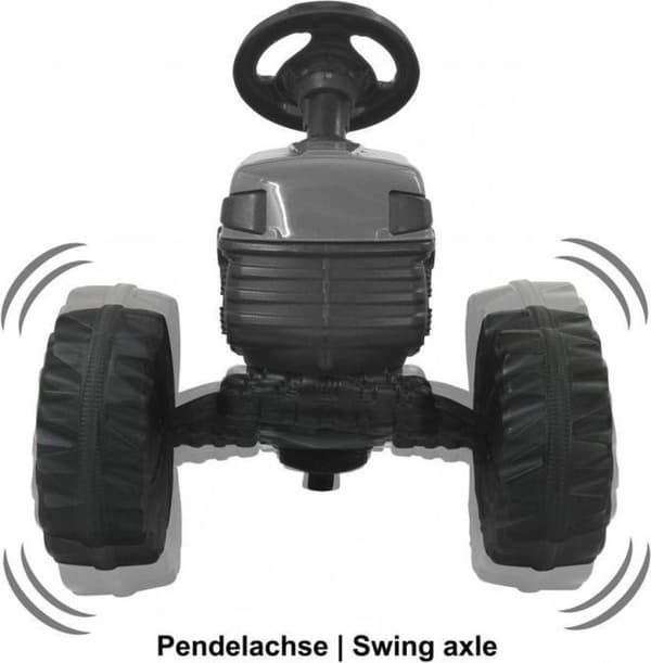 Jamara Tractor Ride On Big Wheel 12 V Junior 114 X 53 cm Rød