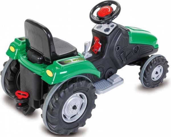 Jamara elektrisk børnetraktor Big Wheel 12v Grøn