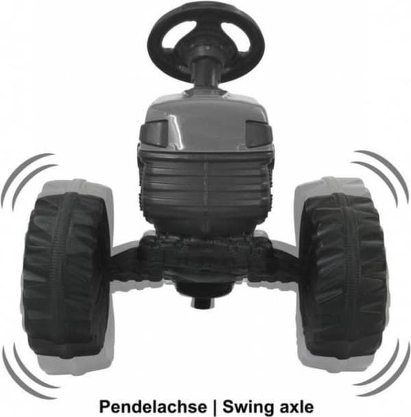 Jamara elektrisk børnetraktor Big Wheel 12v Grøn