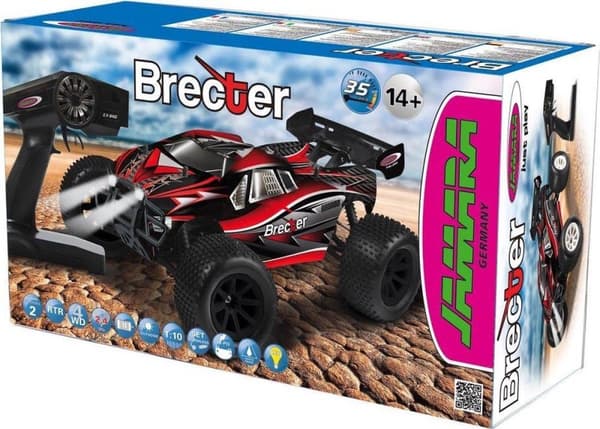 Jamara Rc Brecter Truggy Boys Lipo 1:10 2,4 g rød/sort